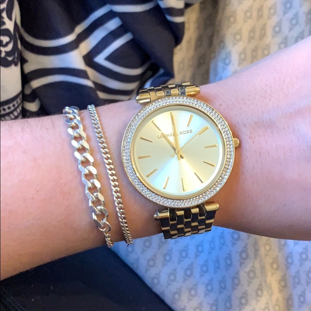 Gold Michael Kors watch